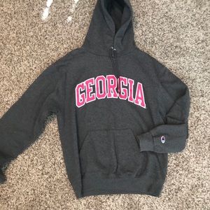 authentic CHAMPION Georgia hoodie